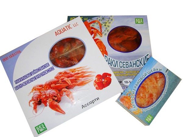Раки в ассортименте в Сургуте