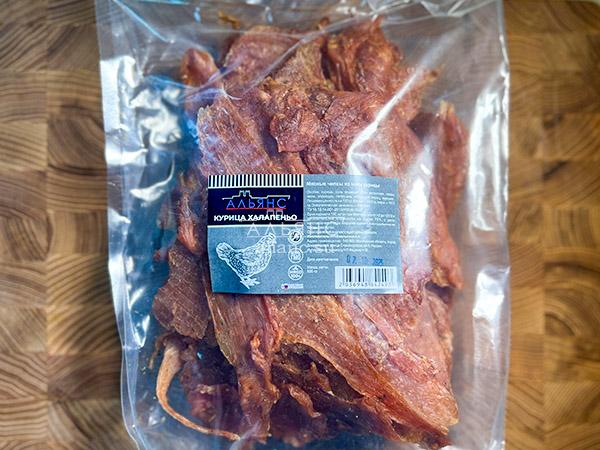 Мясо (АЛЬЯНС) вяленое курица 500гр "С халапеньо" в Сургуте