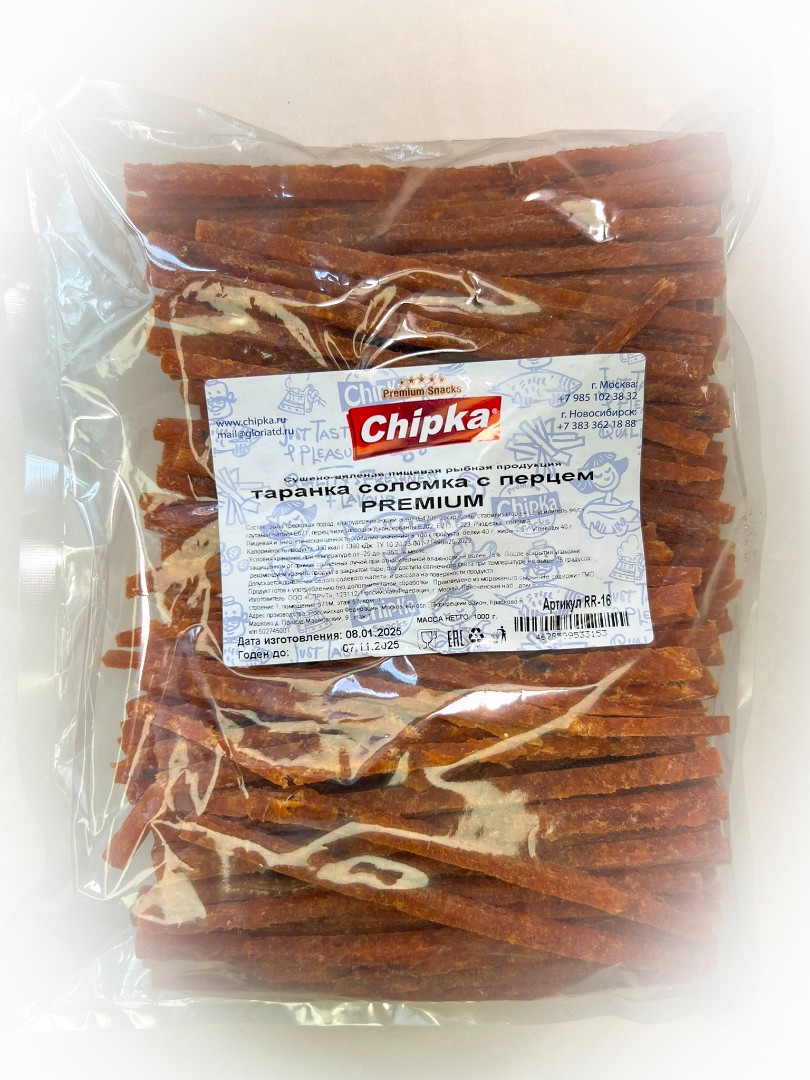 Таранка с перцем (соломка) (Chipka ПРЕМИУМ) в Сургуте