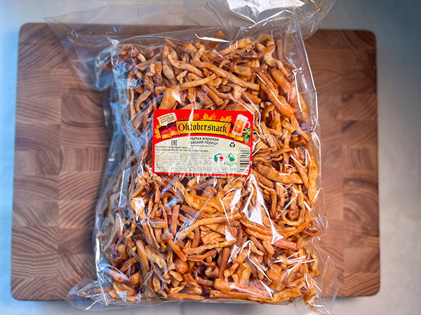 Нитка ЖАРЕНАЯ "Тайский перец" Oktobersnack 1 кг (сырный продукт) в Сургуте
