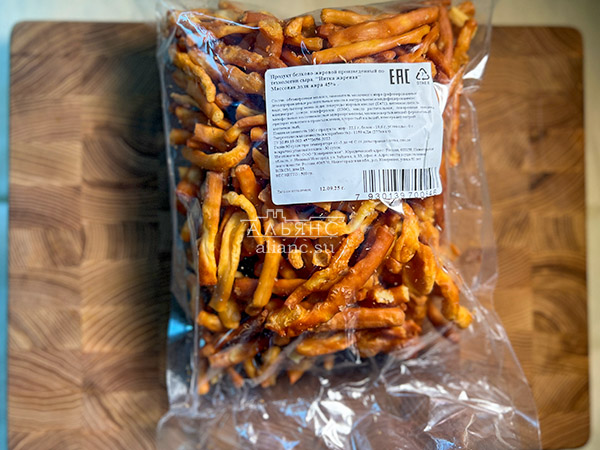 Нитка ЖАРЕНАЯ  Oktobersnack1 кг (сырный продукт) в Сургуте