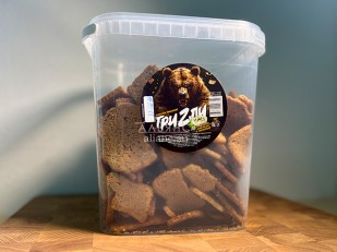 БОБАРАХИС Арахис премиум со вкусом васаби 1кг: Ведро Ржаные гренки со вкусом Сметана зелень (1 кг)