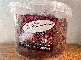 Рыбные снеки: Гренки 