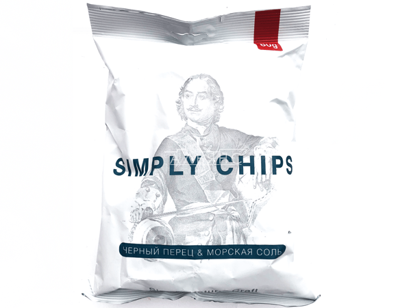 Картофельные чипсы "Simple chips" Морская соль и черный перец 80 гр. в Сургуте