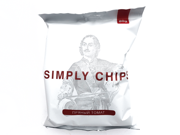 Картофельные чипсы "Simple chips" Пряный томат 80 гр. в Сургуте